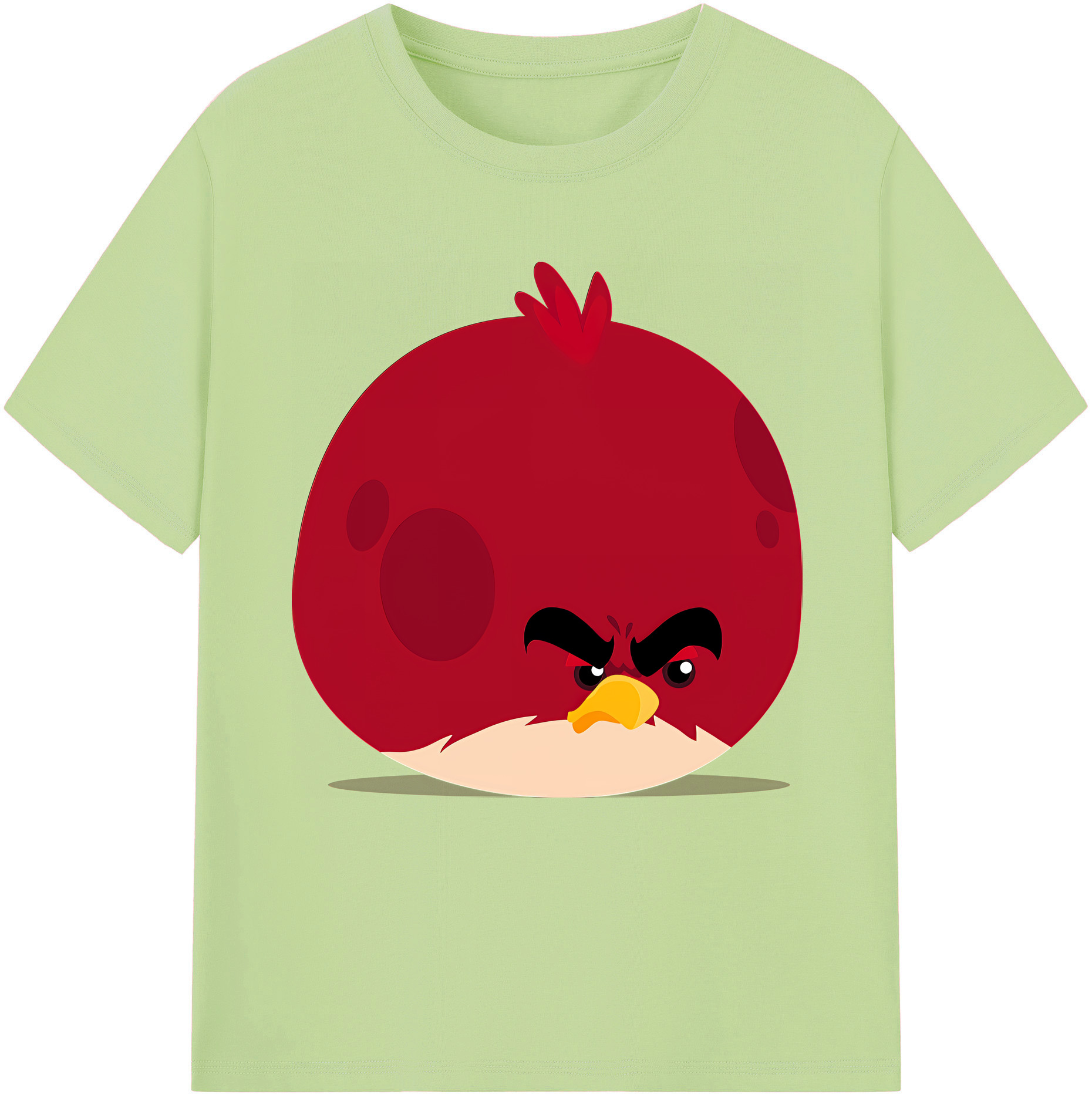 （画像用） Angry Birds アングリーバード 綿100％半袖Tシャツ（フロントプリント）